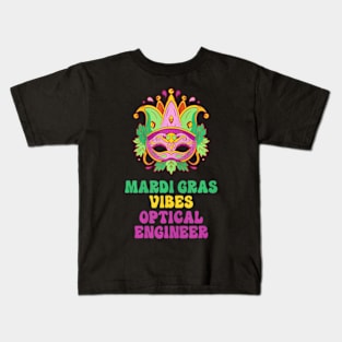 Optical Engineer Mardi Gras Kids T-Shirt